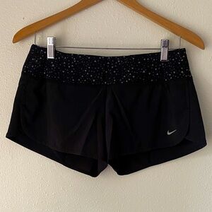 Nike Women's Black Athletic Running Shorts